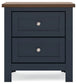 Landocken Two Drawer Night Stand Signature Design by Ashley®