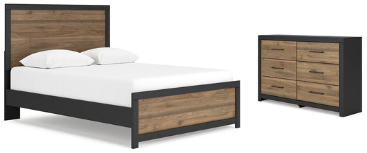 Vertani Queen Panel Bed with Dresser Signature Design by Ashley®