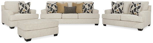 Heartcort Sofa, Loveseat, Chair and Ottoman Benchcraft®