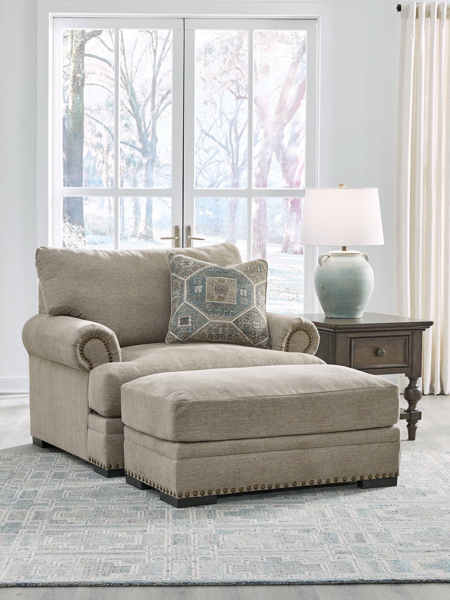Galemore Chair and Ottoman Benchcraft®