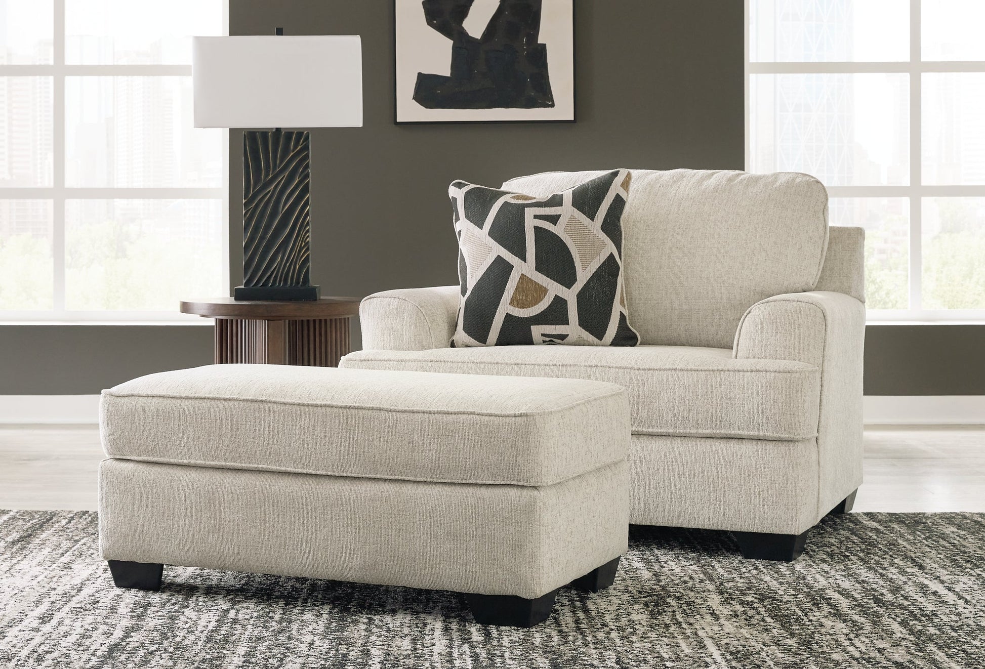 Heartcort Chair and Ottoman Benchcraft®