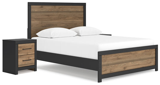 Vertani Queen Panel Bed with 2 Nightstands Signature Design by Ashley®