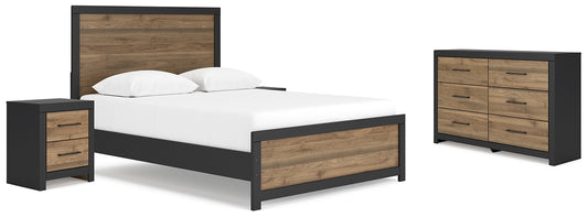 Vertani Queen Panel Bed with Dresser and 2 Nightstands Signature Design by Ashley®