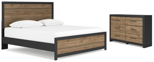 Vertani King Panel Bed with Dresser Signature Design by Ashley®