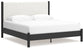Cadmori King Upholstered Panel Bed with Mirrored Dresser, Chest and Nightstand Signature Design by Ashley®