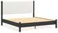 Cadmori King Upholstered Panel Bed with Mirrored Dresser, Chest and Nightstand Signature Design by Ashley®