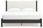 Cadmori King Upholstered Panel Bed with Mirrored Dresser, Chest and Nightstand Signature Design by Ashley®