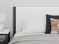 Cadmori King Upholstered Panel Bed with Mirrored Dresser, Chest and Nightstand Signature Design by Ashley®