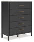 Cadmori Full Upholstered Panel Bed with Mirrored Dresser, Chest and Nightstand Signature Design by Ashley®