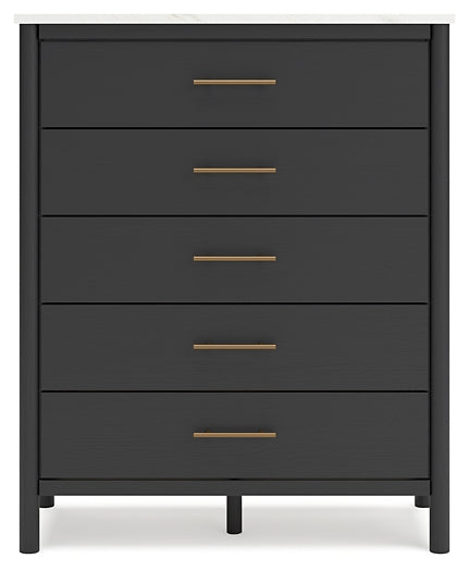 Cadmori Full Upholstered Panel Bed with Mirrored Dresser, Chest and Nightstand Signature Design by Ashley®
