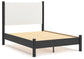 Cadmori Full Upholstered Panel Bed with Mirrored Dresser, Chest and Nightstand Signature Design by Ashley®