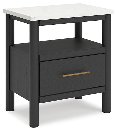 Cadmori Full Upholstered Panel Bed with Mirrored Dresser, Chest and Nightstand Signature Design by Ashley®