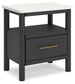 Cadmori Full Upholstered Panel Bed with Mirrored Dresser, Chest and Nightstand Signature Design by Ashley®