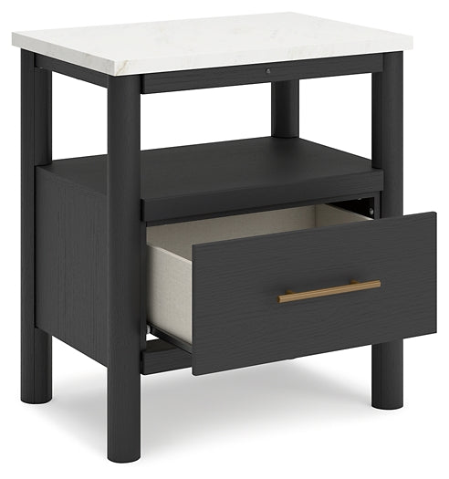 Cadmori Full Upholstered Panel Bed with Mirrored Dresser, Chest and Nightstand Signature Design by Ashley®