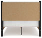 Cadmori Full Upholstered Panel Bed with Mirrored Dresser Signature Design by Ashley®