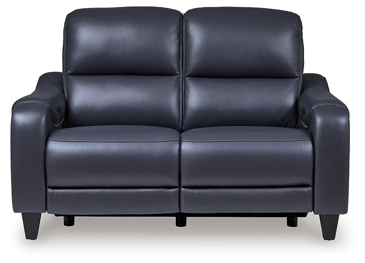 Mercomatic PWR REC Loveseat/ADJ Headrest Signature Design by Ashley®