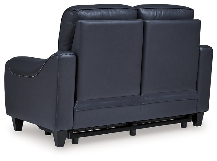 Mercomatic PWR REC Loveseat/ADJ Headrest Signature Design by Ashley®