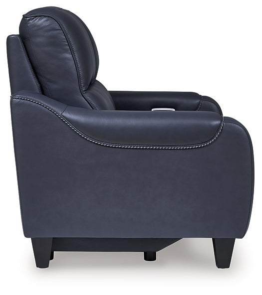 Mercomatic PWR REC Loveseat/ADJ Headrest Signature Design by Ashley®
