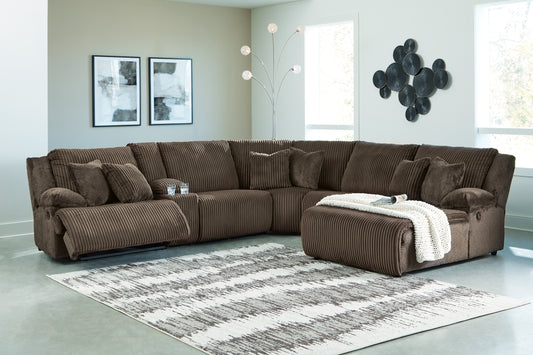 Top Tier 6-Piece Reclining Sectional with Chaise Signature Design by Ashley®