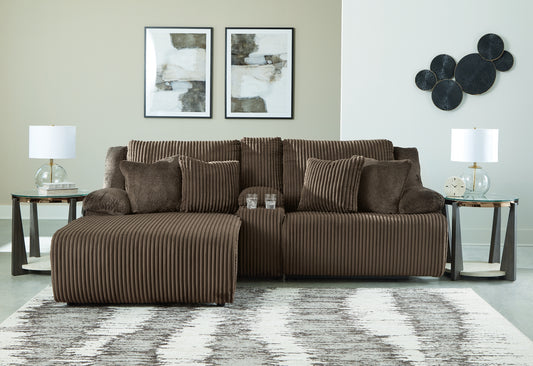 Top Tier 3-Piece Reclining Sectional Sofa with Chaise Signature Design by Ashley®