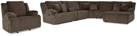 Top Tier 6-Piece Sectional with Recliner Signature Design by Ashley®