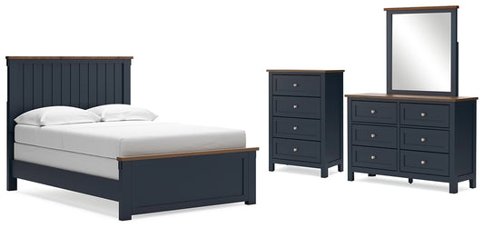 Landocken Full Panel Bed with Mirrored Dresser and Chest Signature Design by Ashley®
