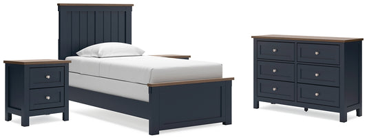 Landocken Full Panel Bed with Dresser and 2 Nightstands Signature Design by Ashley®
