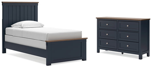 Landocken Full Panel Bed with Dresser Signature Design by Ashley®
