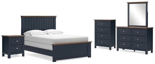 Landocken Full Panel Bed with Mirrored Dresser, Chest and Nightstand Signature Design by Ashley®