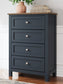 Landocken Full Panel Bed with Mirrored Dresser, Chest and Nightstand Signature Design by Ashley®