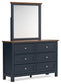 Landocken Twin Panel Bed with Mirrored Dresser, Chest and Nightstand Signature Design by Ashley®
