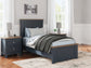 Landocken Twin Panel Bed with Mirrored Dresser, Chest and Nightstand Signature Design by Ashley®