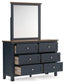 Landocken Full Panel Bed with Mirrored Dresser and Nightstand Signature Design by Ashley®