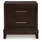Neymorton California King Upholstered Panel Bed with Mirrored Dresser and Nightstand Signature Design by Ashley®
