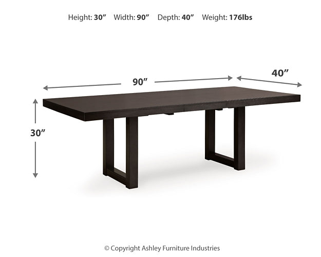 Neymorton Dining Table and 10 Chairs Signature Design by Ashley®