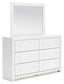 Mollviney Twin Panel Storage Bed with Mirrored Dresser Signature Design by Ashley®