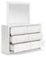 Mollviney Twin Panel Storage Bed with Mirrored Dresser Signature Design by Ashley®