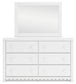 Mollviney Twin Panel Storage Bed with Mirrored Dresser Signature Design by Ashley®
