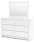 Mollviney Twin Panel Storage Bed with Mirrored Dresser Signature Design by Ashley®