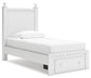 Mollviney Twin Panel Storage Bed with Mirrored Dresser Signature Design by Ashley®