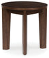 Korestone 2 Round End Table Signature Design by Ashley®