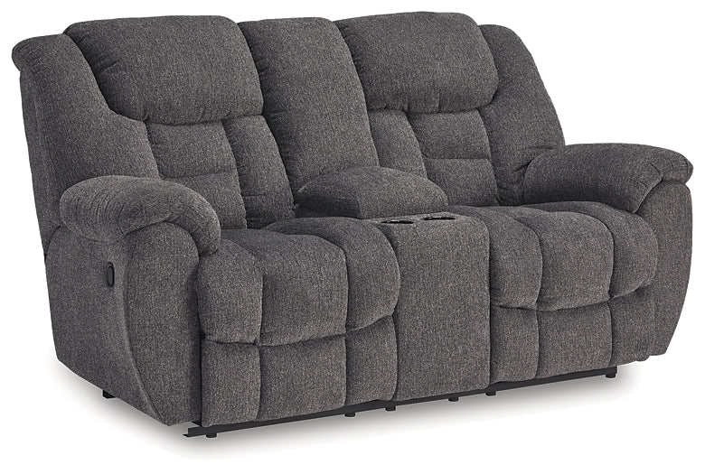 Foreside DBL Rec Loveseat w/Console Signature Design by Ashley®