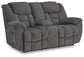 Foreside DBL Rec Loveseat w/Console Signature Design by Ashley®
