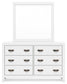 Binterglen Twin Panel Bed with Mirrored Dresser, Chest and Nightstand Signature Design by Ashley®