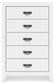 Binterglen Twin Panel Bed with Mirrored Dresser, Chest and Nightstand Signature Design by Ashley®