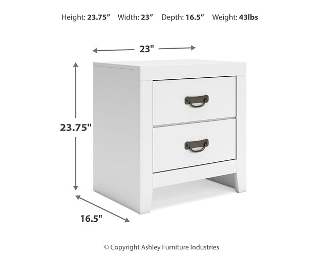 Binterglen Twin Panel Bed with Mirrored Dresser, Chest and Nightstand Signature Design by Ashley®
