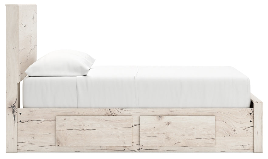 Lawroy Full Panel Storage Bed with Mirrored Dresser Benchcraft®