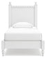 Mollviney Twin Panel Bed with Nightstand Signature Design by Ashley®