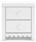 Mollviney Twin Panel Bed with Nightstand Signature Design by Ashley®