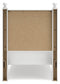 Mollviney Twin Panel Bed with Nightstand Signature Design by Ashley®